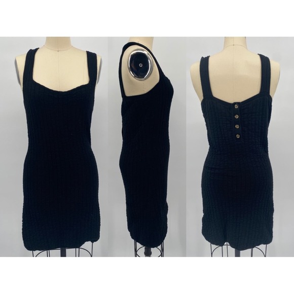 Free People Revolve Black Knit Dress - Picture 3 of 12
